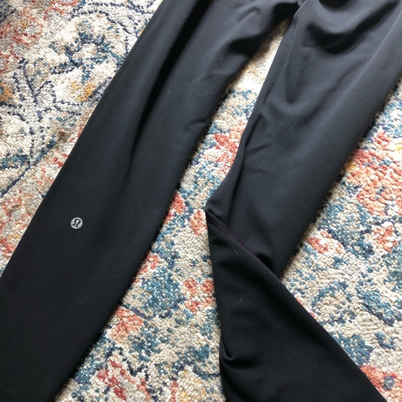 Lululemon Wunder Under Leggings Reversible Plum 6 - Picture 15 of 16